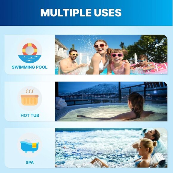 Swimming Pool and SPA Test Strips,Hot Tub Test Strips 7 in 1-150 - Picture 6 of 6